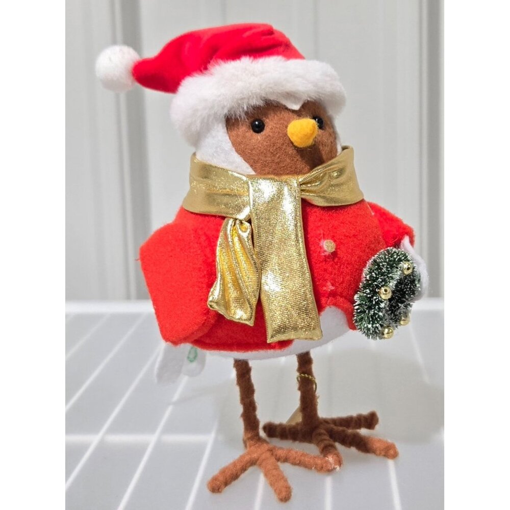 Target Featherly Friends 2025 Christmas Crinkle Santa Claus Suit Bird Figure - Picture 1 of 6
